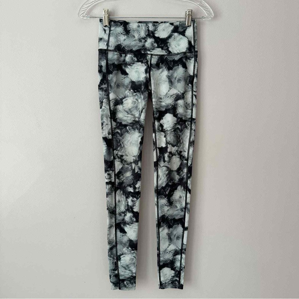 Athleta High Rise Elation‎ Leggings Pockets Floral Print XXS